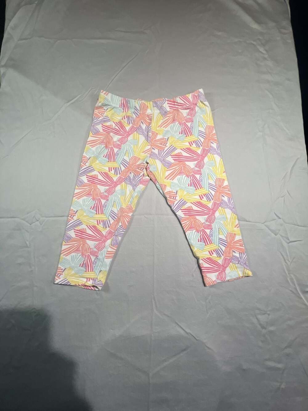 Falls Creek Girls Bow Print Leggings Size L (10/12)